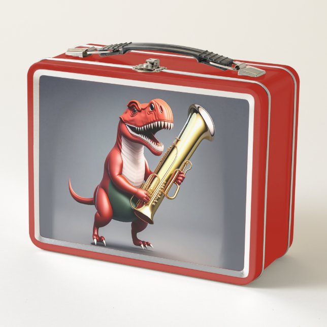 Lunchbox en métal Dinosaur cool (Devant)