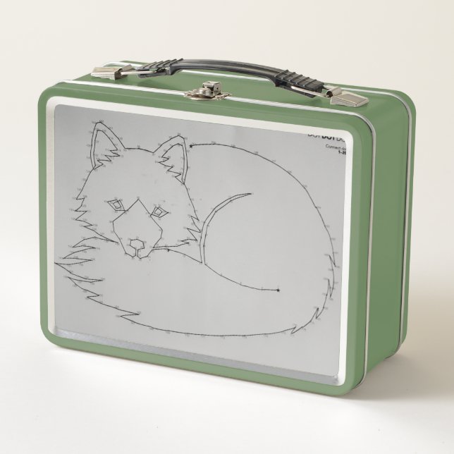 Lunchbox en métal Fox (Devant)