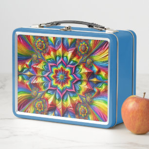 Lunchbox en métal inoxydable avec couleurs LGBTQ