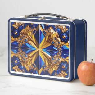 Lunchbox en métal inoxydable avec couleurs Suède