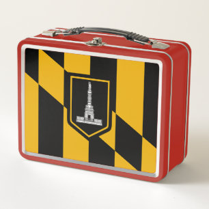 Lunchbox en métal inoxydable avec drapeau de Balti