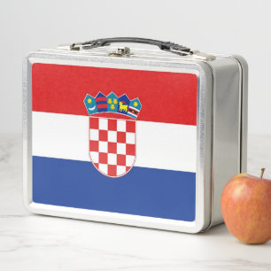 Lunchbox en métal inoxydable avec drapeau de la Cr