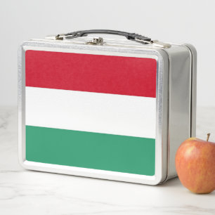 Lunchbox en métal inoxydable avec drapeau de la Ho