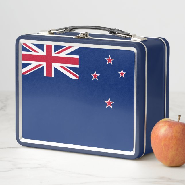Lunchbox en métal inoxydable avec drapeau de la No (En situation)