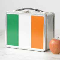 Lunchbox en métal inoxydable avec drapeau d'Irland