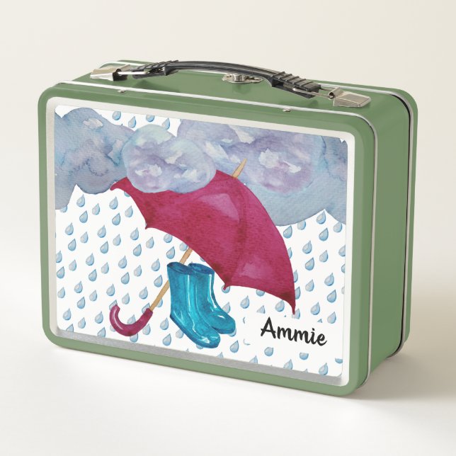 Lunchbox en métal Rainy Day (Dos)