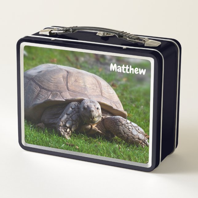 Lunchbox en métal tortue (Dos)