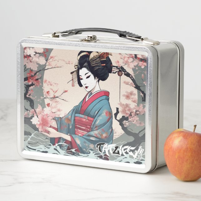 Lunchbox Geisha Metal (En situation)