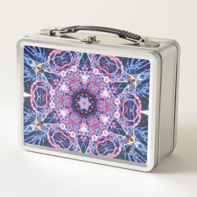 Lunchbox métallique Kaleidoscope Vivid (Devant)