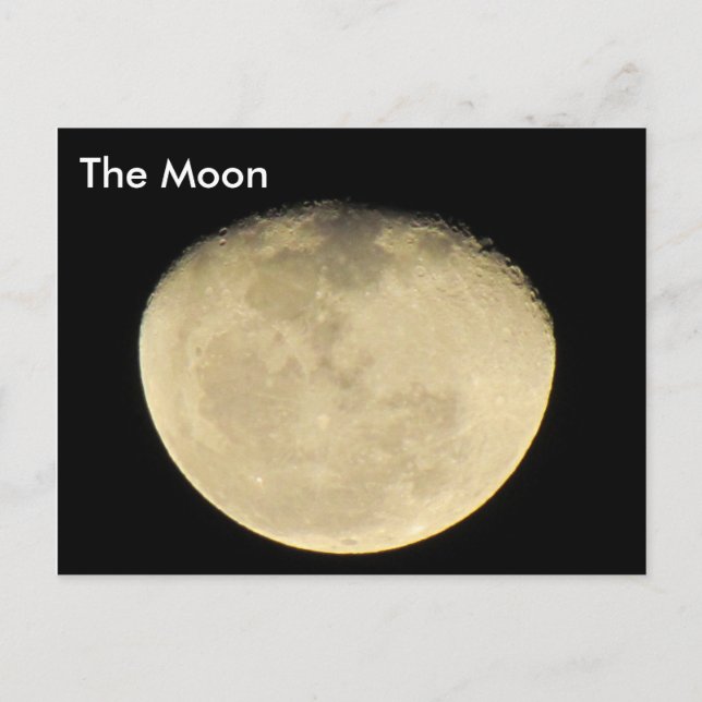 Lune # 3 - Carte postale d'apprentissage (Devant)