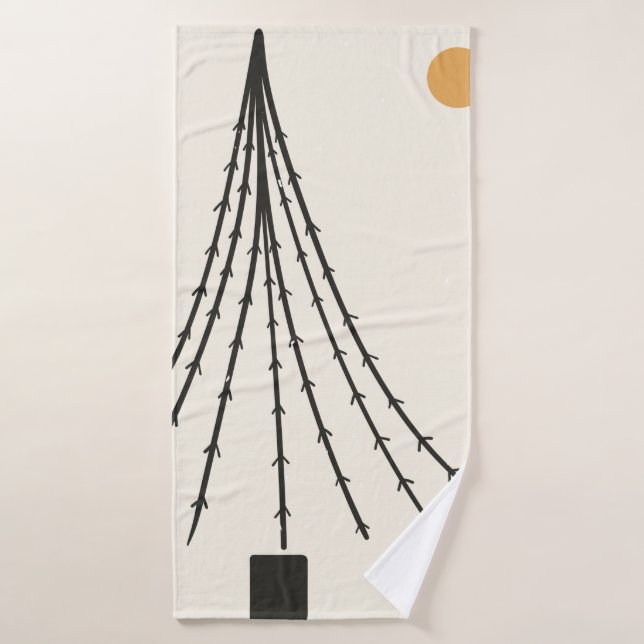 Lune Abstraite (Serviette de bain)