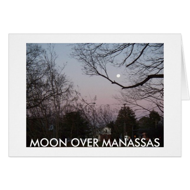 LUNE AU-DESSUS DE MANASSAS (Devant Horizontal)