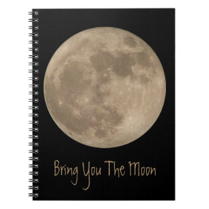 Lune Carnet Pleine lune personnalisée Journal des 