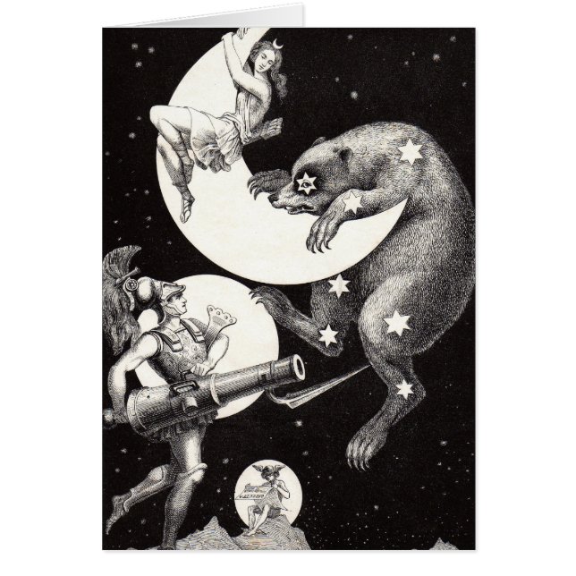 Lune céleste ciel Univers Dieu Nuit Illustration (Devant)