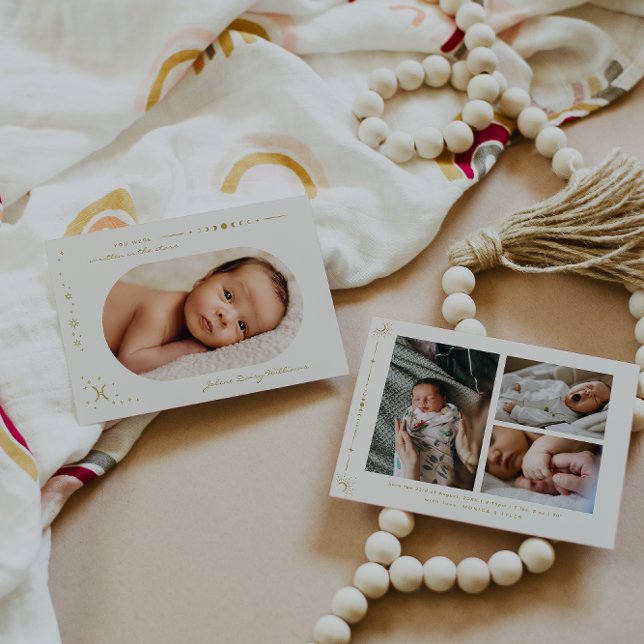 Lune céleste et étoiles Zodiac | Poissons (Créateur téléchargé)