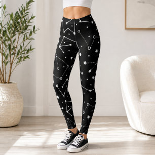 Lune céleste Thème Leggings