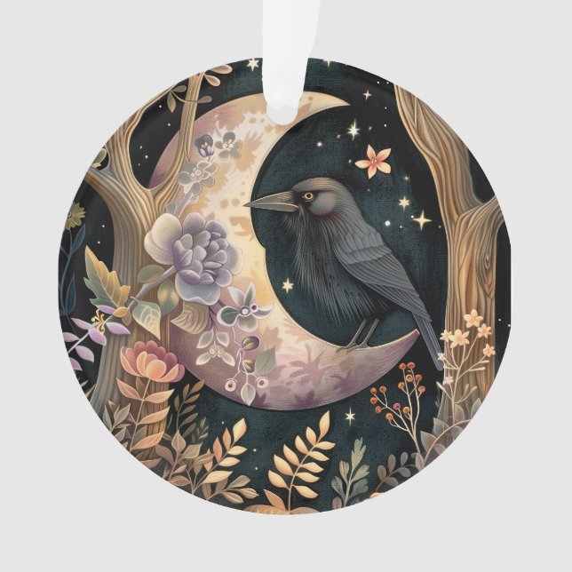 Lune corbeau Acrylique (devant)