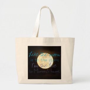 Lune de bébé de coton au sac de couche-culotte de