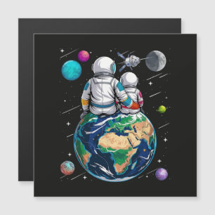 Lune et astronaute