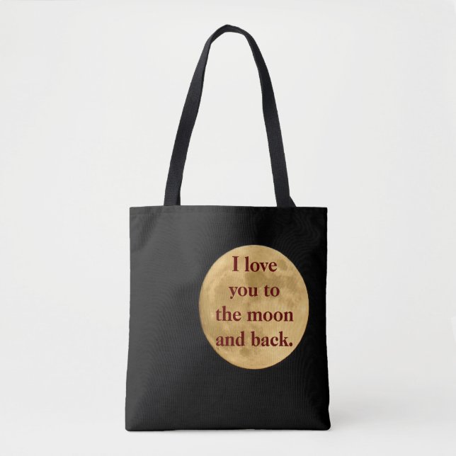 Lune et dos - Sac fourre-tout (Devant)