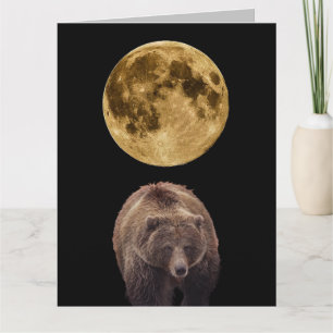LUNE ET GRIZZLY PORTENT DE BONNES CARTES D'ANNIVER