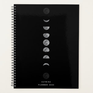 Lune lunaire Phases Céleste Nom Customisé