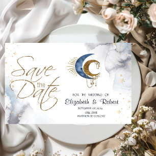 Lunes Célestes, Étoiles Plat Enregistrer La Carte