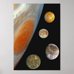 Lunes de Jupiter Poster Imprimer