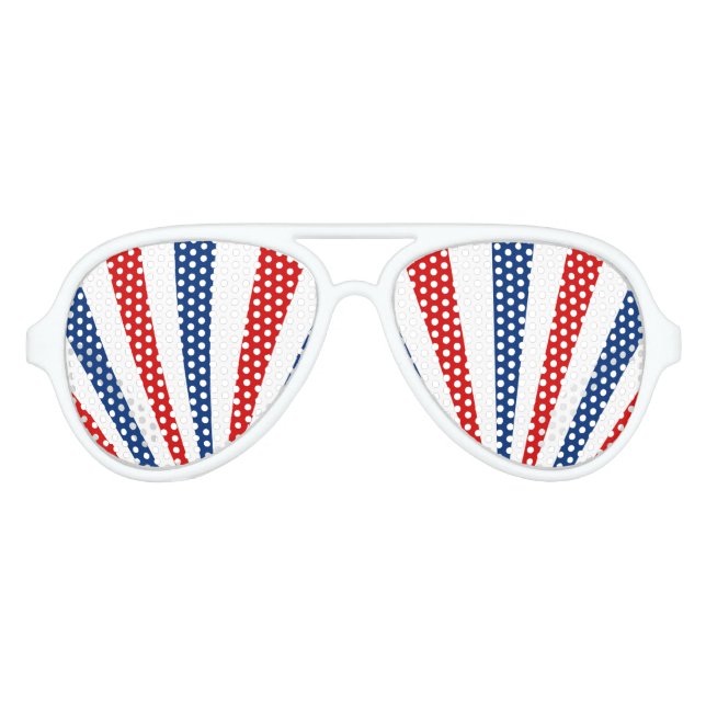 Lunettes De Fête Aviateur 4 juillet Fête de l'Indépendance (Devant)