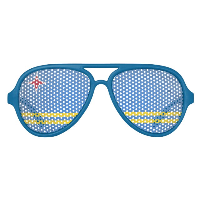Lunettes De Fête Aviateur Aruba (Devant)