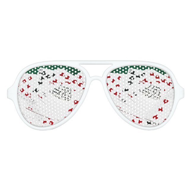 Lunettes De Fête Aviateur Bonne Chance Pour Vous (Devant)