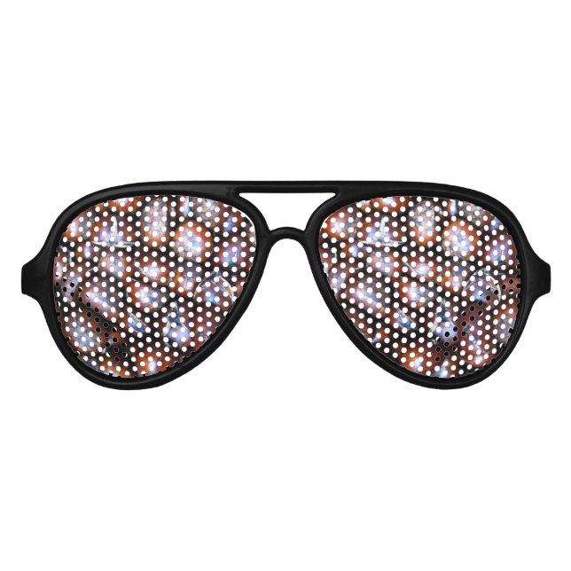 Lunettes De Fête Aviateur Châtaignes (Devant)