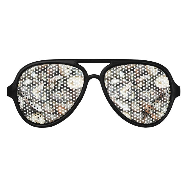 Lunettes De Fête Aviateur Chiitake Musrooms (Devant)