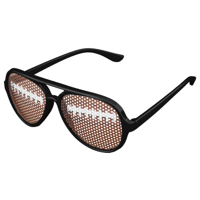 Lunettes De Fête Aviateur Conception de football  (Angle)