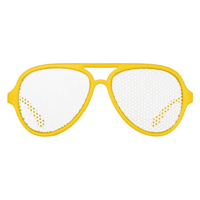 Lunettes De Fête Aviateur Couleurs amusantes dans les couleurs amusantes (Devant)