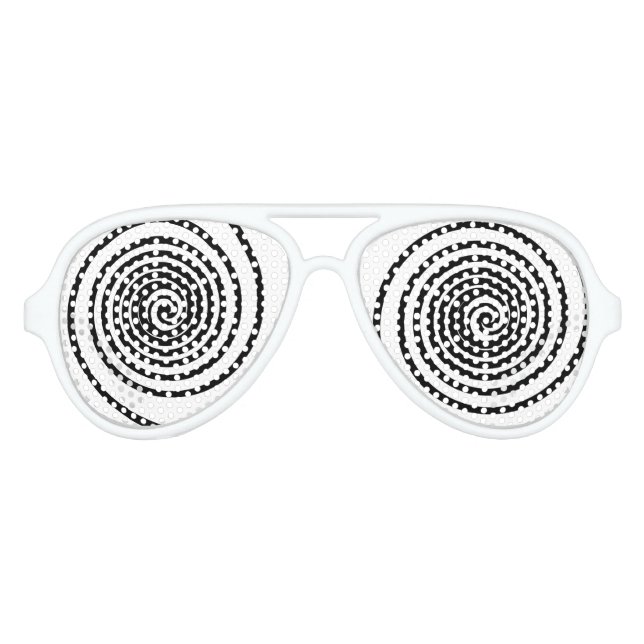 Lunettes De Fête Aviateur Dizzy Hypnotic (Ajoutez La Couleur De Votre Arrièr (Devant)