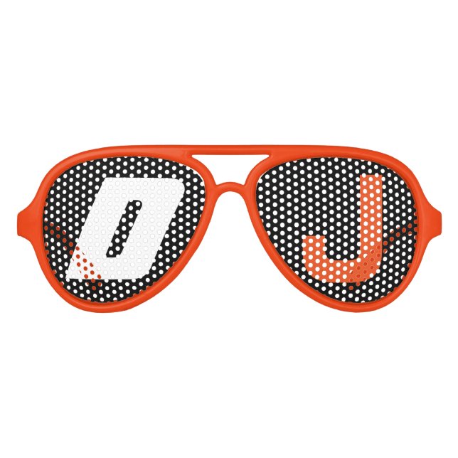 Lunettes De Fête Aviateur DJ - Taches de rotation (Devant)