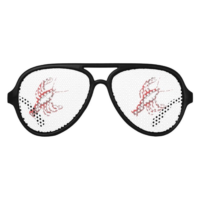 Lunettes De Fête Aviateur Écrepoisson (Devant)