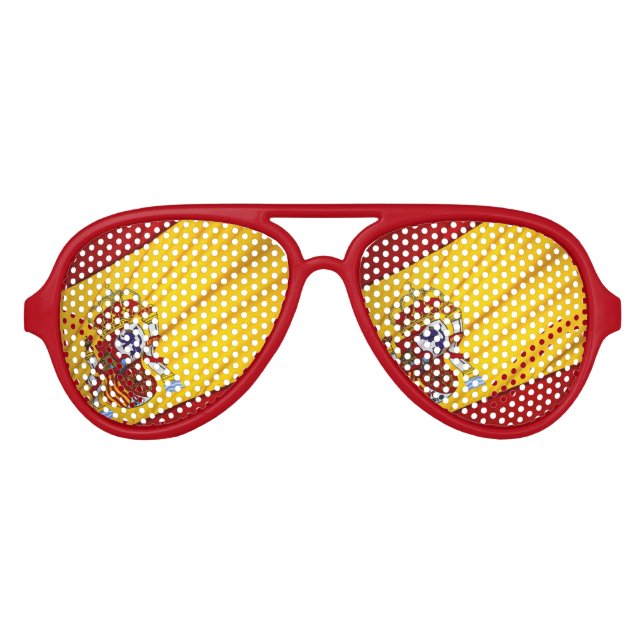 LUNETTES DE FÊTE AVIATEUR ESPAGNE (Devant)