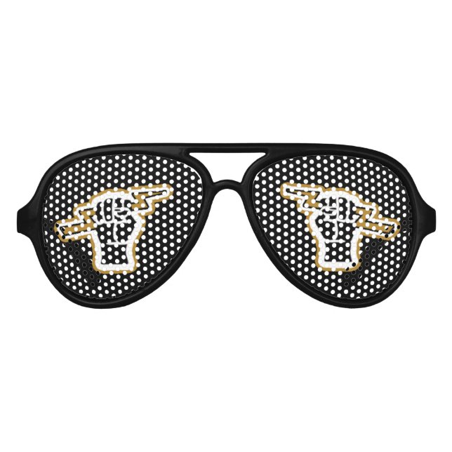 Lunettes De Fête Aviateur Fist Party Shades (Devant)