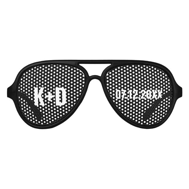 Lunettes De Fête Aviateur Fournitures de mariage personnalisées Bride Tribe  (Devant)