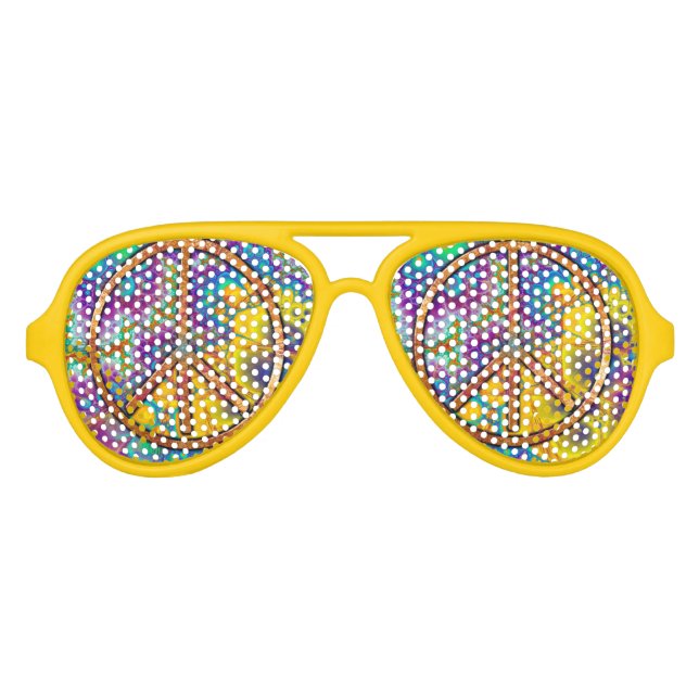 Lunettes De Fête Aviateur Groove des années 60 (Devant)