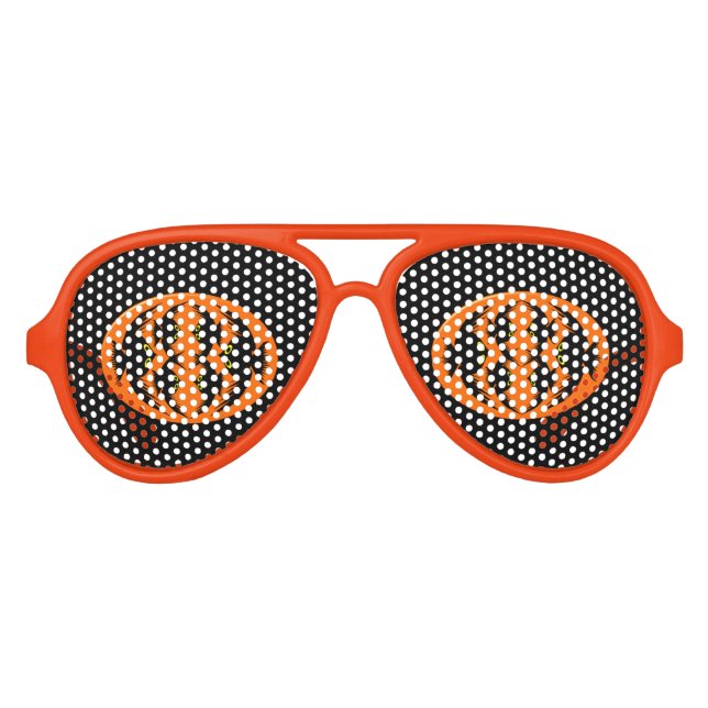 Lunettes De Fête Aviateur Halloween Crows Party Shades (Devant)