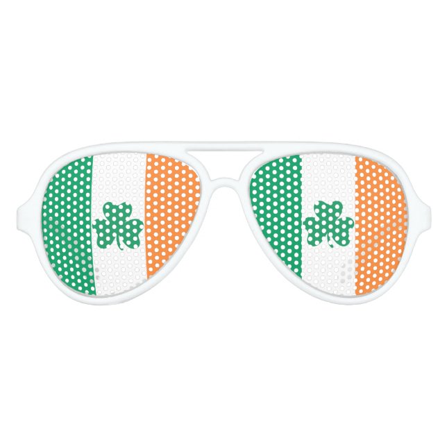 Lunettes De Fête Aviateur Irlande (Devant)