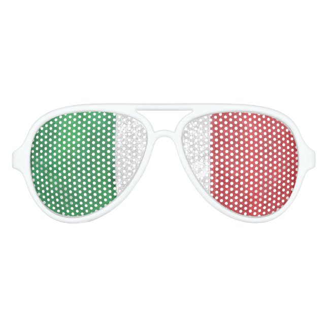 Lunettes De Fête Aviateur Italie (Devant)
