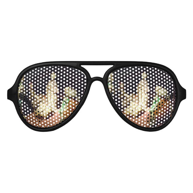 Lunettes De Fête Aviateur Jésus Born (Devant)