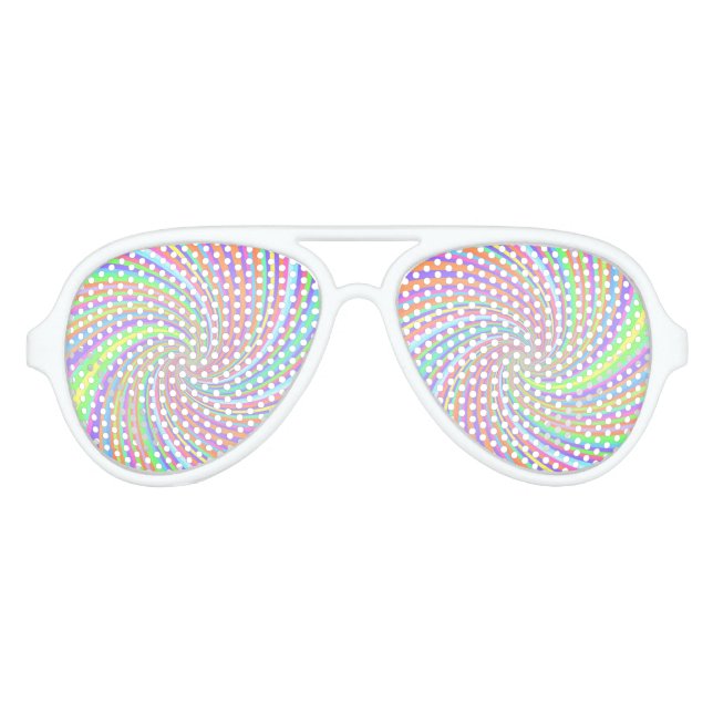 Lunettes De Fête Aviateur Love Is Love Fierté (Devant)