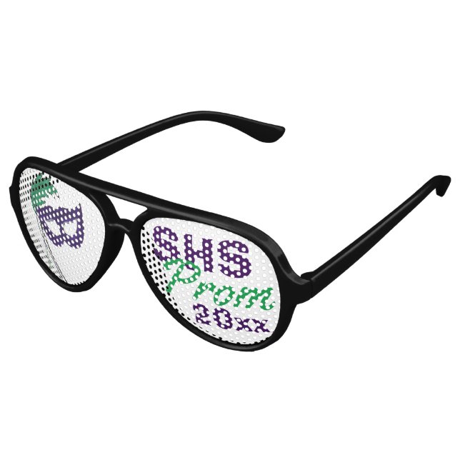 Lunettes De Fête Aviateur Masquerade Masque Prom Même Fête (Angle)