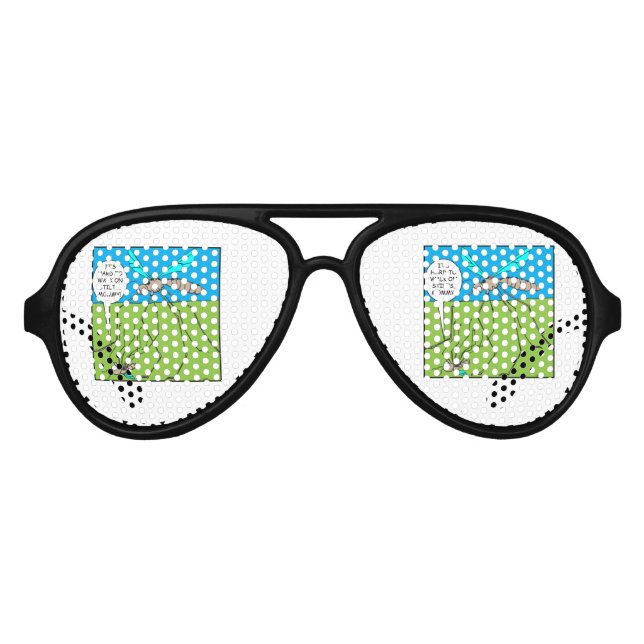 Lunettes De Fête Aviateur Moustique (Devant)