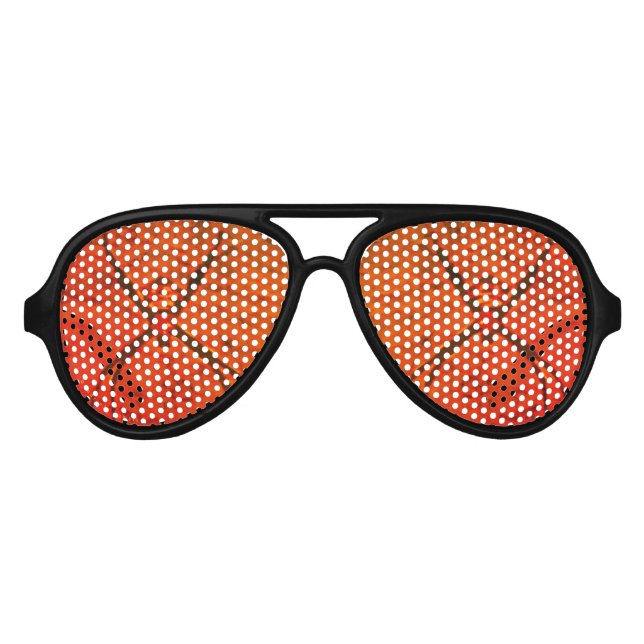 Lunettes De Fête Aviateur Orb Weaver Orange, (Devant)